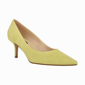 Nine West Arlene Pointy Toe Pumps - Yellow - Ireland (OB6819745)